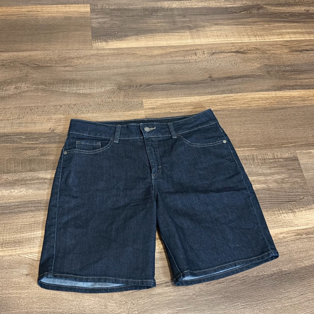 Lee Dark Blue Jean Shorts